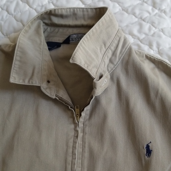 Vintage Polo Ralph Lauren Tan Jacket Large - Picture 5 of 5